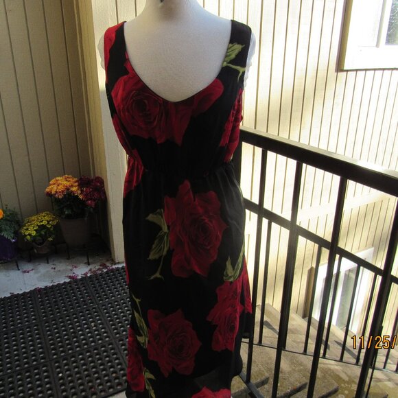 Addition Elle Dresses & Skirts - #610  WOMAN'S LONG FLORAL CHIFFON DRESS BY ADDITION-ELLE  (SIZE 14W)